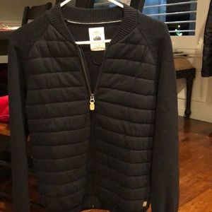 Boy’s black bomber zip up sweater(knitwear)